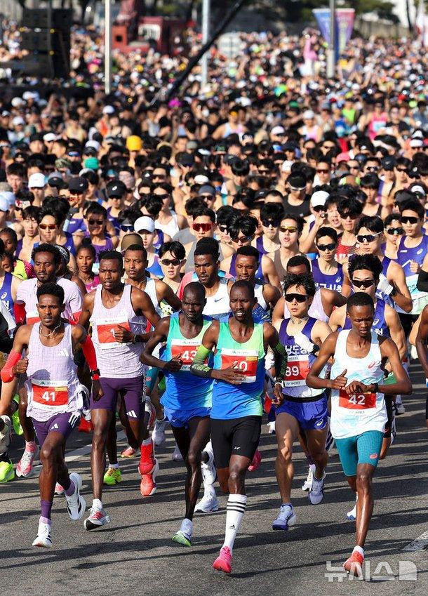 대구세계마스터즈 하프마라톤, 세계 55개국 1,537명 질주