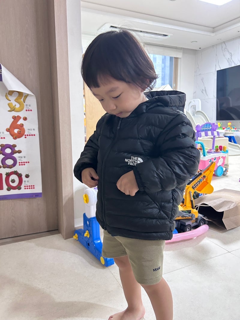 노스페이스 키즈 벤투스 사이즈후기 33개월