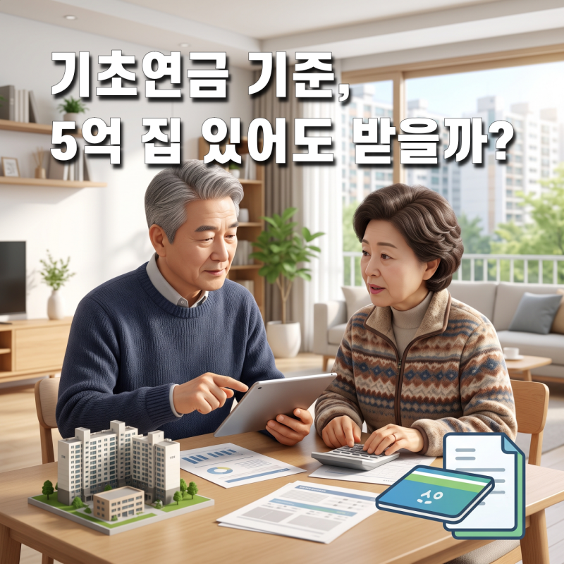 기초연금 기준, 5억 집 있어도 받을 수 있을까? 개편 논의 이후 달라질 점
