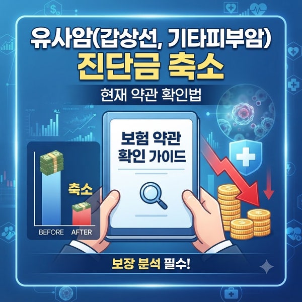 '유사암(갑상선, 기타피부암)' 진단금 축소, 현재 약관 확인법