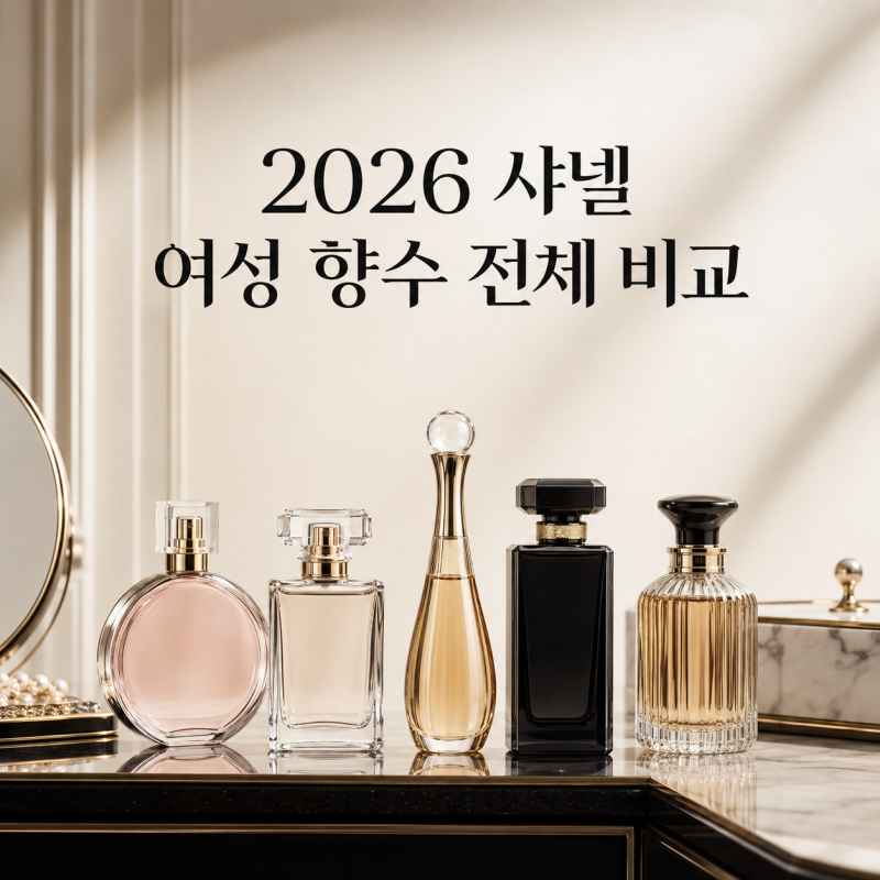 2026 샤넬 여성 향수 전체 라인업｜샹스·코코 마드모아젤·N°5 가격과 향 비교