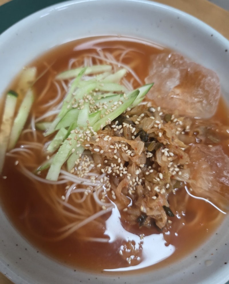 김치말이국수 만들기(고명,새콤달콤육수만들기)