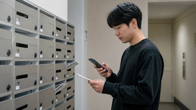 등기우편 부재중 알림만 왔을 때, 우체국 가기 전 먼저 볼 화면