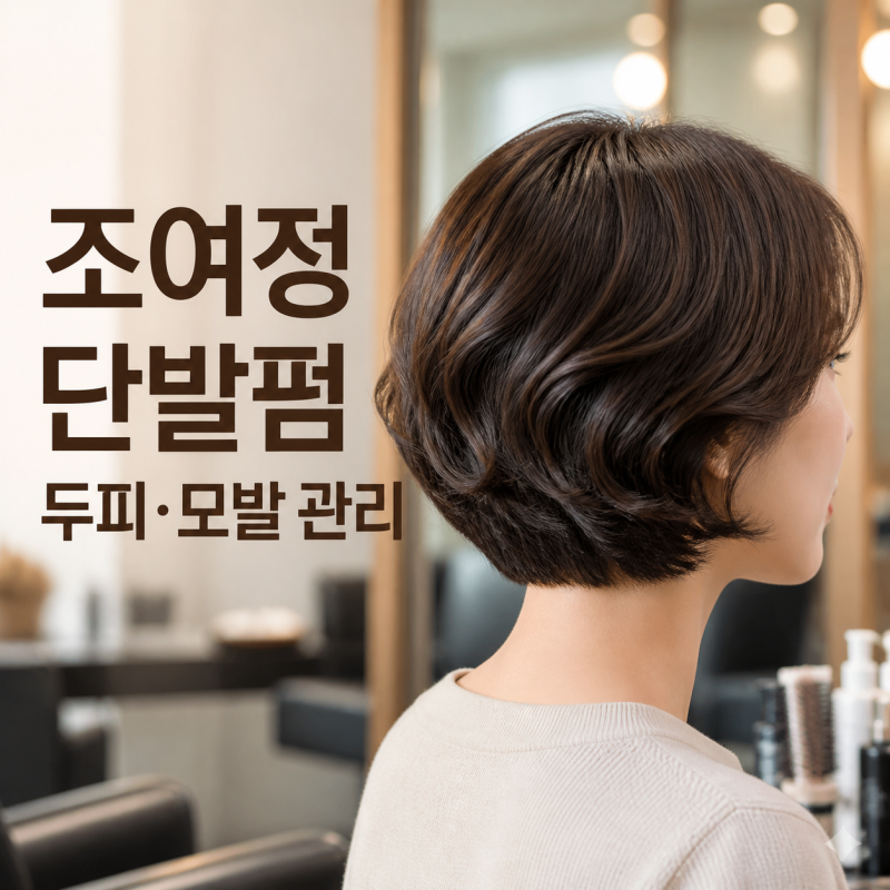 조여정 단발펌이 눈에 띌 때, 두피와 모발 건강도 함께 보는 법