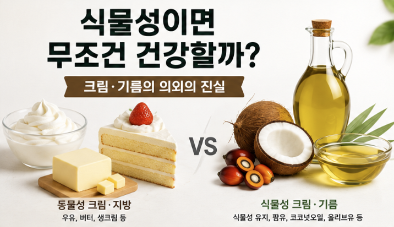 식물성? 동물성? 더 건강한 기름은 이것