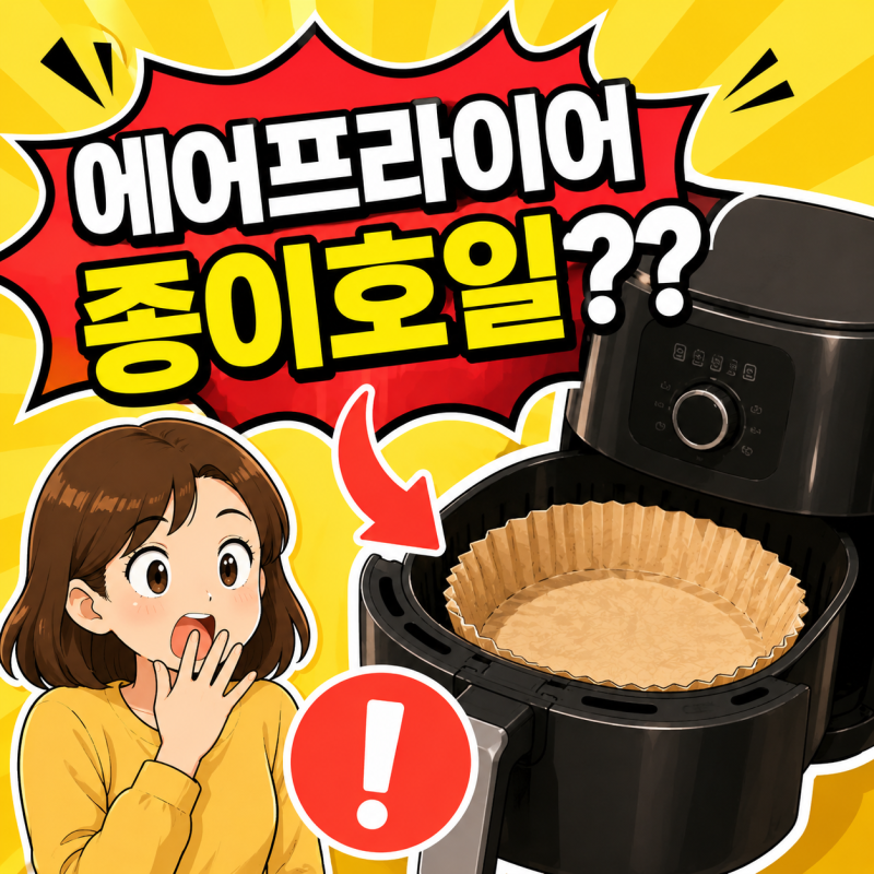 에어프라이어 종이호일 사용해도 될까? 잘못 쓰면 위험한 사용법과 주의사항