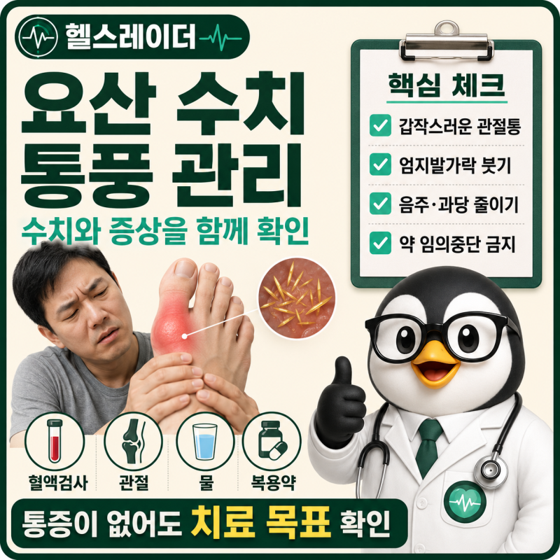 요산 정상수치와 통풍 초기증상, 엄지발가락 통증·음식 관리법