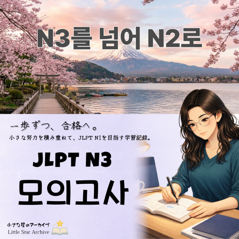 JLPT N3 공부 마무리│모의고사 결과