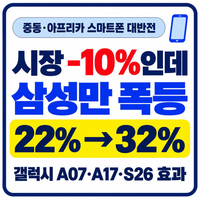 "불경기라더니 삼성만 대박?" 중동·아프리카 스마트폰 판도 싹 뒤집힌 현장 팩트체크!