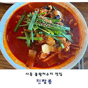 [진짬뽕 진차이나] 시흥 물왕저수지 맛집 진짬뽕 시부모님 단골 짬뽕 맛집 내돈내산 후기