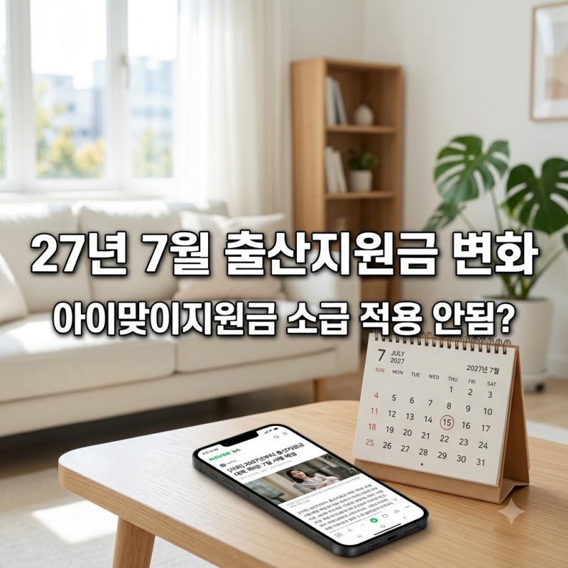 27년 7월 출산 지원금 달라진다고요? 소급 적용 안되는 아이맞이지원금 살펴보기