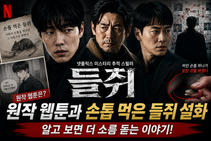 넷플릭스 들쥐 원작 웹툰은? 손톱 먹은 들쥐 설화 알고 보면 더 소름 돋는 이유