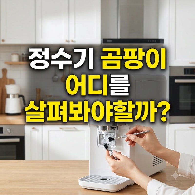 정수기 곰팡이 얼음통만 보면 부족해요, 얼음정수기에서 확인할 곳 5가지
