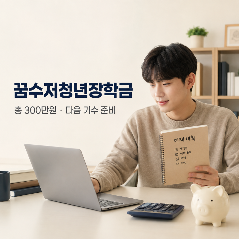 꿈수저청년장학금 2026 신청방법｜조건 없이 300만원? 20기 마감·다음 기수 준비 총정리