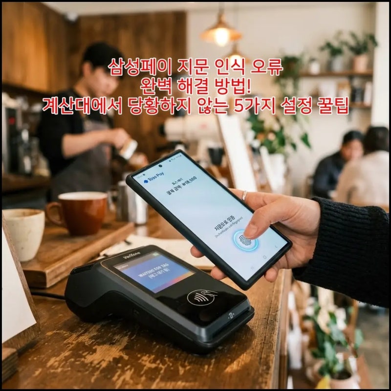 삼성페이 지문 인식 오류 완벽 해결 방법! 계산대에서 당황하지 않는 5가지 설정 꿀팁