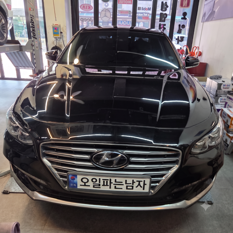 그랜저 IG 2.4 / K7 프리미어 2.5 엔진오일 교환 작업