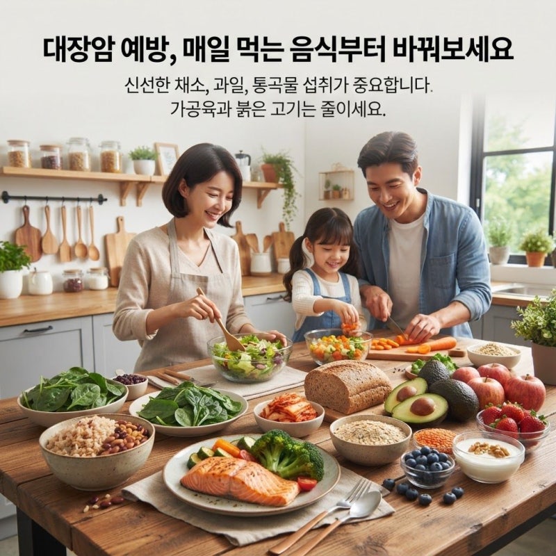 대장암 걱정된다면? 평소 식탁에서 챙기면 좋은 음식 4가지