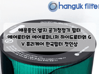 애용중인 엘지 공기청정기 필터 에어로타워 에어로퍼니처 하이드로타워 G V 퓨리케어 한국필....