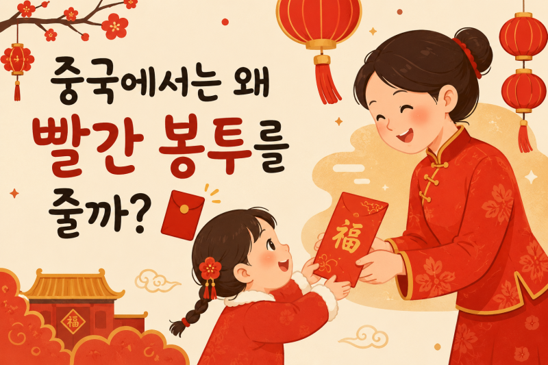 [중국문화] 중국 홍바오(红包)란? 세뱃돈부터 축의금까지 알아보기