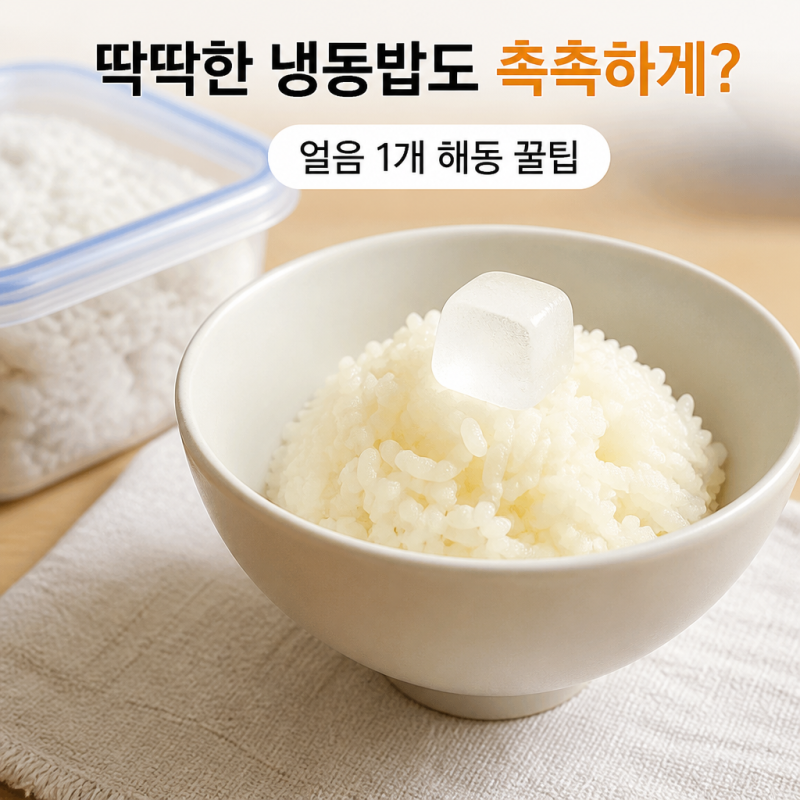 딱딱한 냉동밥 해동법? '이것' 1개 넣어 해동해보세요