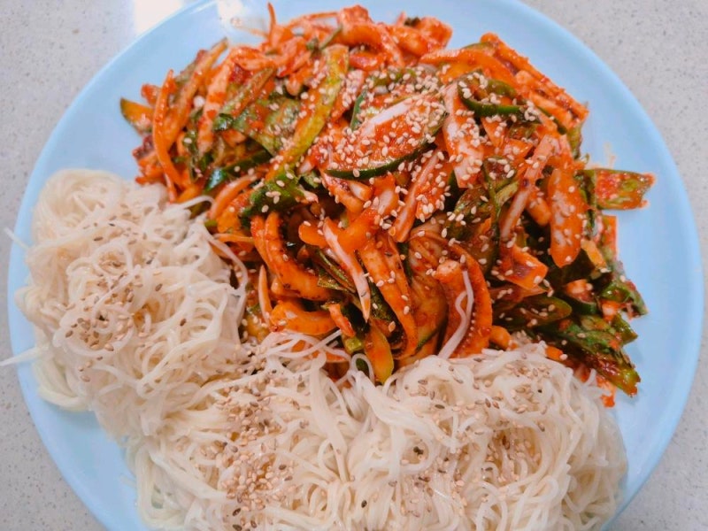 오징어 초무침 레시피! 술안주 & 반찬으로 딱 좋은 양념장 비율!