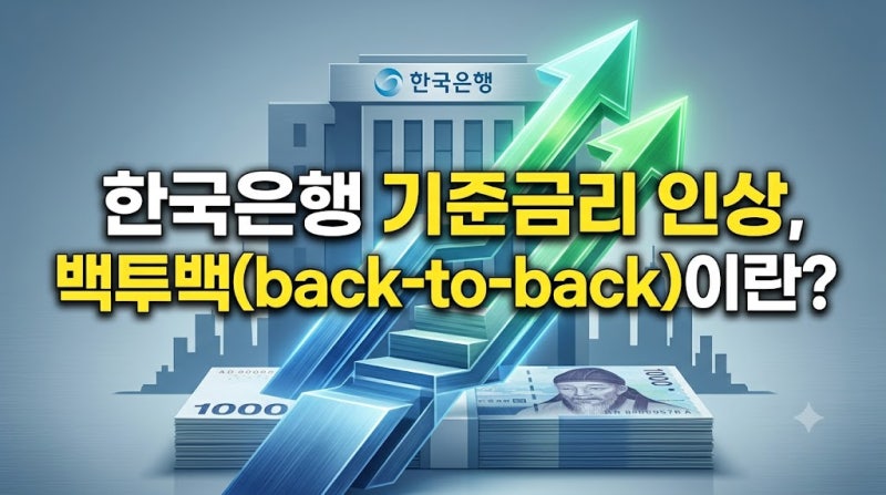 한국은행 기준금리 인상, 백투백이란?