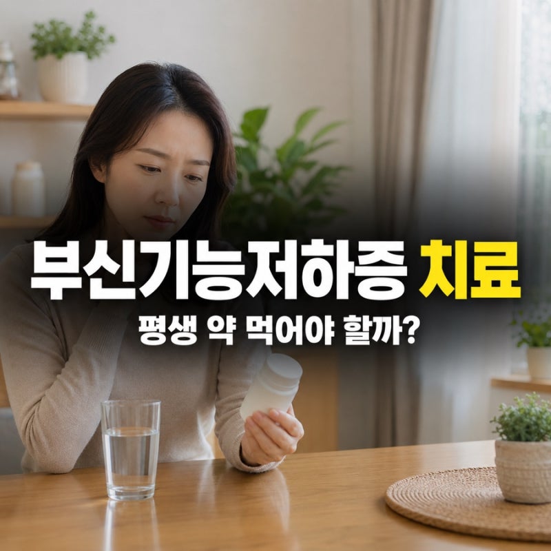 부신기능저하증 치료, 평생 약을 먹어야 할까? 갑자기 위험해지는 순간