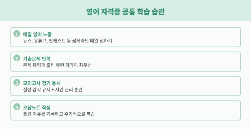 토익부터 오픽까지, 취준생 영어자격증 완전정리(원서접수·시험일정·유효기간·시험방법)