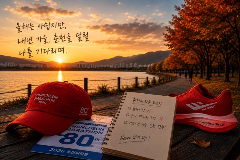 2026 춘천마라톤 참가권 도전기, 프로스펙스 춘마 패키지 구매 결과는?