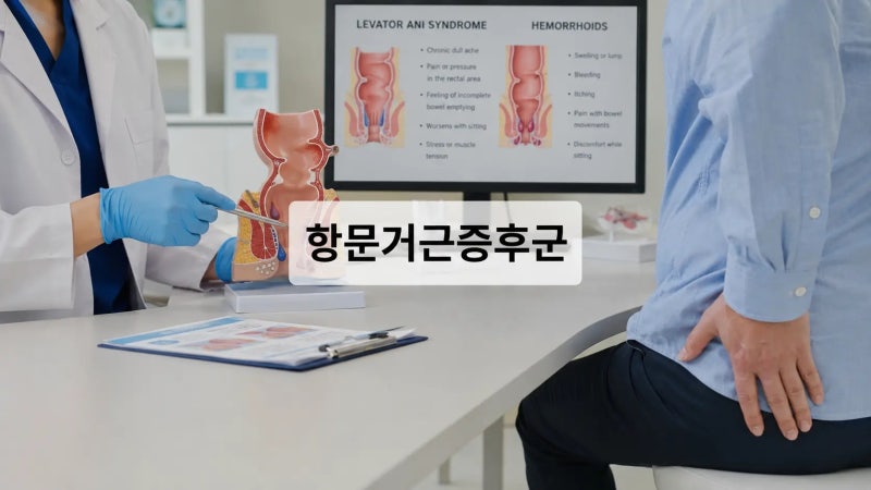 치질 아닌데 항문이 묵직하다면 위험신호? 항문거근증후군 구별법