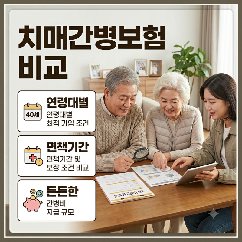 치매간병보험 비교, 2026년 100만 시대… 가입나이보다 먼저 봐야 할 5가지