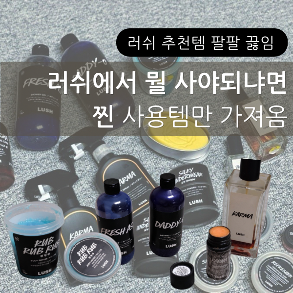 러쉬 추천템 팔팔 끓여옴요(선물용템 추천)
