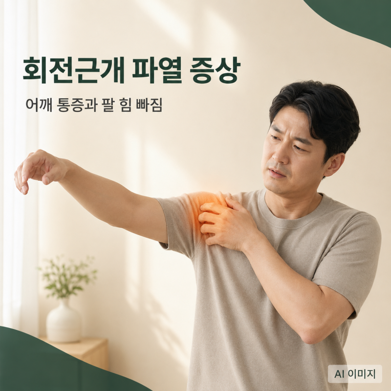 회전근개 파열 증상, 어깨 통증과 팔에 힘이 빠지는 증상을 함께 확인하세요