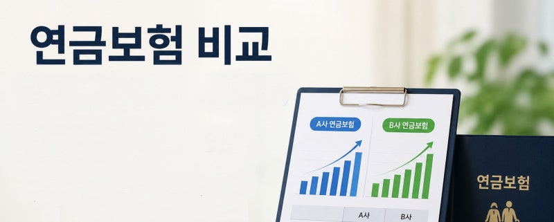 연금보험 비교, 공시이율만 보고 가입하면 안 되는 이유