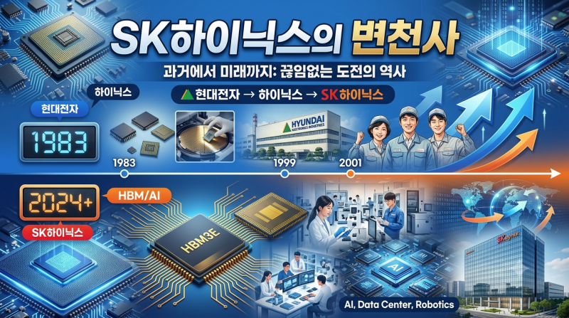 위기를 기회로 바꾼 반도체 신화, SK하이닉스 변천사
