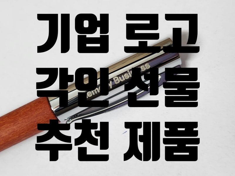 기업 로고 각인 볼펜 브랜드 고르기, 라미 파카 워터맨 파버카스텔 비교