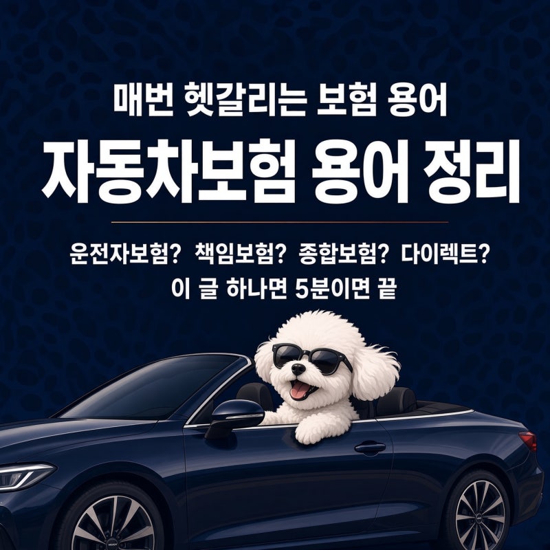 자동차보험 종류 총정리 | 책임보험·종합보험·다이렉트·운전자보험 차이
