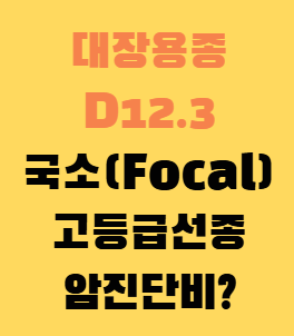 대장용종 제거 'Focal high grade dysplasia(D12.3)코드' 암진단비 700만원 지급?