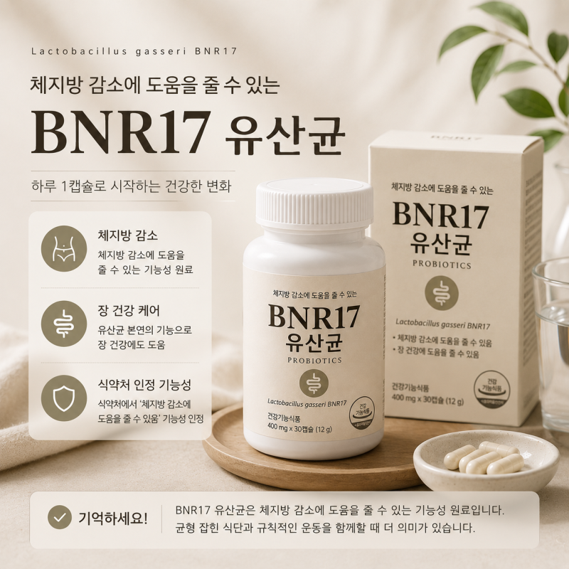 다이어트 유산균 끝판왕? BNR17 유산균 제대로 알려드립니다