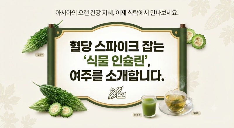 혈당 스파이크 잡는 '식물 인슐린' 여주, 진짜 효능과 똑똑하게 먹는 법