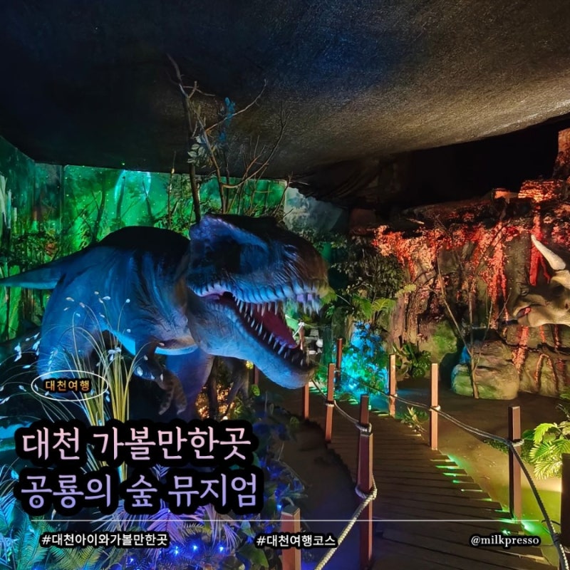 대천 공룡의 숲 뮤지엄 아이와 함께 가볼 만한 곳, 아이 없어도 재밌을까?