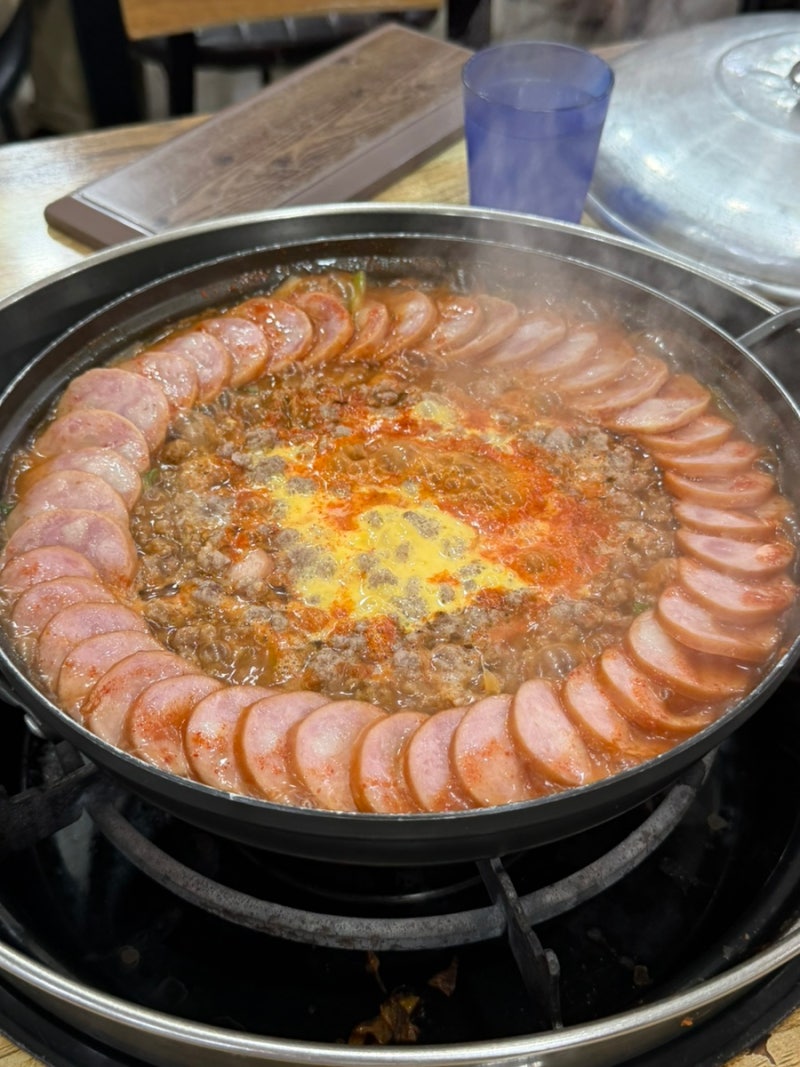 수원 인계동 이나경송탄부대찌개 주말 웨이팅 후기