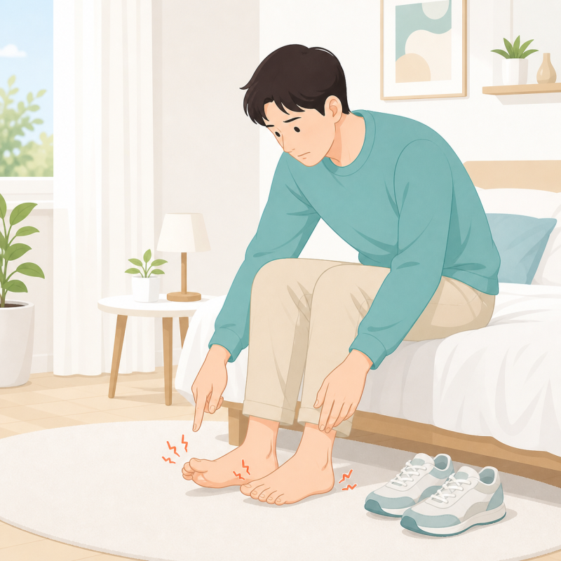 저림뿐 아니라 감각 둔화나 힘 빠짐도 다발성 말초신경병증 증상일까요?