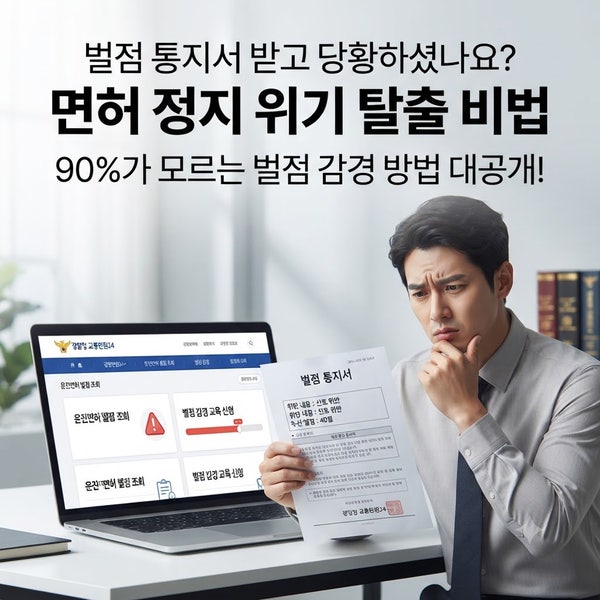 교통사고 벌점 깎는 법? 90%가 모르는 '이것' 하나로 면허 정지 피했어요!