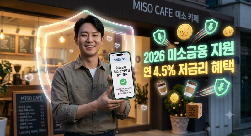 자영업·청년 필수 금융! 2026년 미소금융 운영자금 최대 3,000만 원 및 거치기간 활용 팁