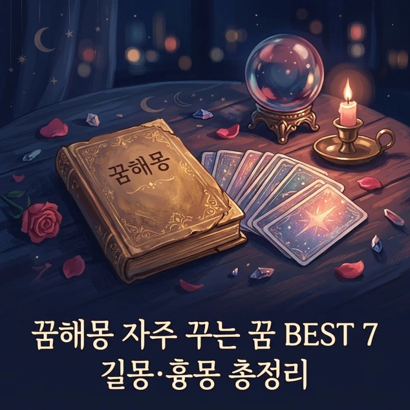 꿈해몽 자주 꾸는 꿈 BEST 7, 길몽·흉몽 총정리