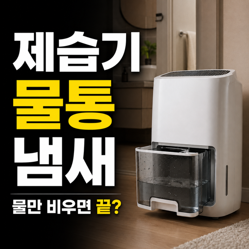 제습기 물통에서 냄새 난다면? 물만 비우고 끝내면 안 되는 이유