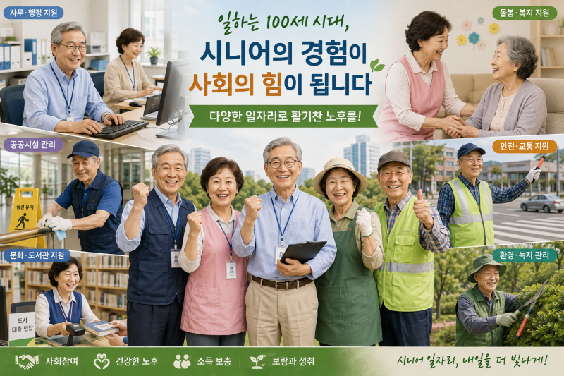 2026 노인일자리 신청조건과 급여 총정리｜65세 이상 월 얼마 받을까?