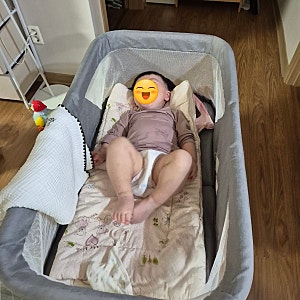 첫째부터 둘째까지 써본 헬로디노 아기침대 후기｜신생아 이동식 침대 추천