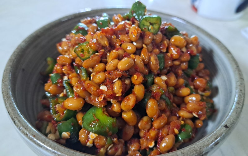 알싸하고 매콤한 밥반찬! 생낫또 청양고추 무침 (보관법 & 영양성분) 낫또맛있게먹는방법 낫....